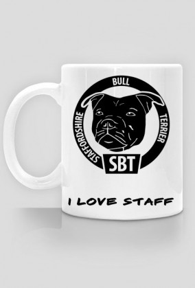 I Love Staff - kubek dwustronny