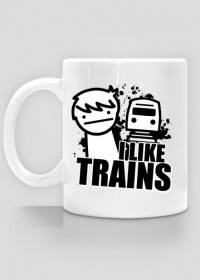 Kubek I Like Trains