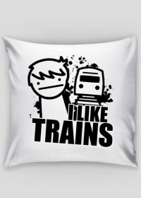 Poduszka I Like Trains