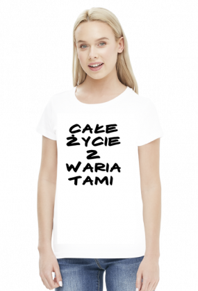 Koszulka Neurotyk - Całe życie z wariatami (różne kolory)