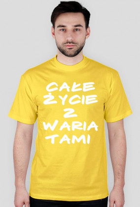 Koszulka Neurotyk - Całe życie z wariatami (różne kolory)