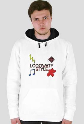 LODOWATY STYLE! Bluza męska z kapturem