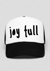 czapka z napisem joy full