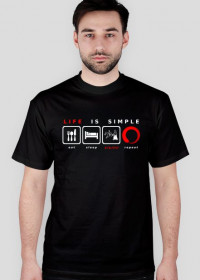 LIFE IS SIMPLE - AIKIDO (dark)