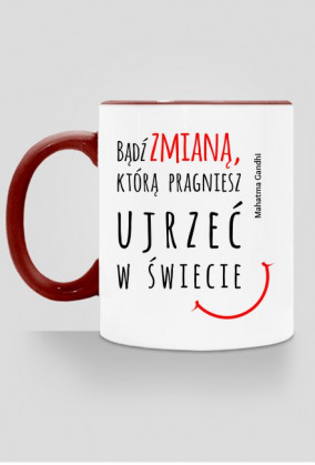 Kubek z cytatem motywacyjnym