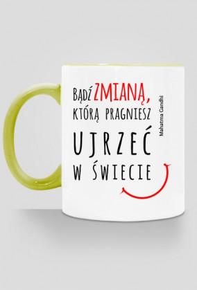 Kubek z cytatem motywacyjnym
