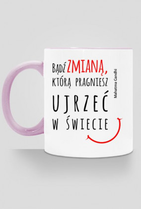 Kubek z cytatem motywacyjnym