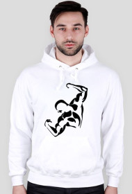 Bluza z kapturem "sylwetka"