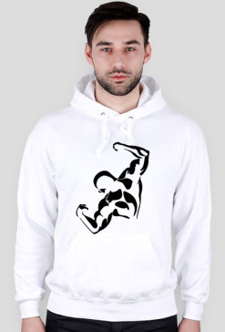 Bluza z kapturem "sylwetka"