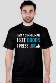 Koszulka I see boobs - i press like FJON BWB