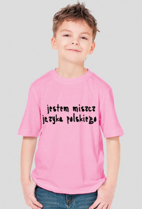 T-shirt z napisem