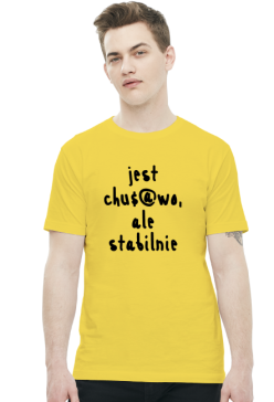 Koszulka Neurotyk - Jest chu$@wo ale stabilnie (różne kolory)