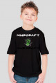 Koszulka dziecięca minecraft -czarna