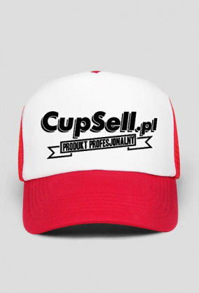 Czapka Trucker czerwona