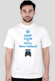 T-shirt Keep Calm And Drive New Holland