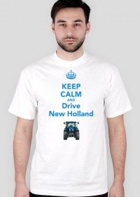 T-shirt Keep Calm And Drive New Holland