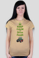 T-shirt Keep Calm And Drive Fendt Żeński