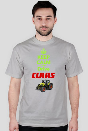 T-shirt Keep Calm And Drive Claas