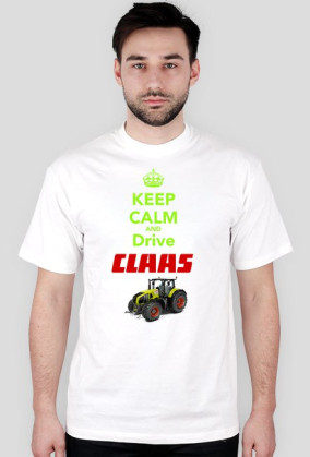 T-shirt Keep Calm And Drive Claas