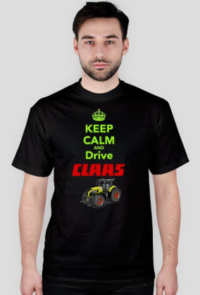 T-shirt Keep Calm And Drive Claas