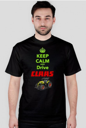 T-shirt Keep Calm And Drive Claas