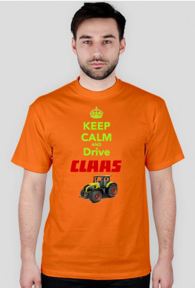 T-shirt Keep Calm And Drive Claas