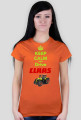 T-shirt Keep Calm And Drive Claas Żeński