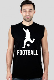 Koszulka bez rękawów Football (Czarna)