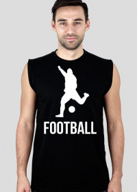 Koszulka bez rękawów Football (Czarna)