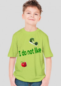 t-shirt z warzywami