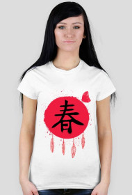 T-shirt Damski. Symbol Kanji - Zmysłowość..