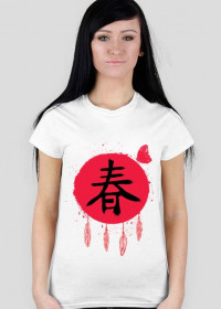 T-shirt Damski. Symbol Kanji - Zmysłowość..