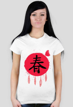 T-shirt Damski. Symbol Kanji - Zmysłowość..