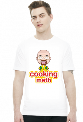 GeekWear - breaking bad cooking mama cooking meth - koszulka męska
