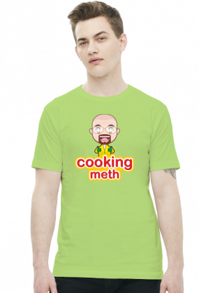 GeekWear - breaking bad cooking mama cooking meth - koszulka męska
