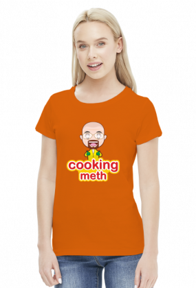 GeekWear - breaking bad cooking mama cooking meth - koszulka damska