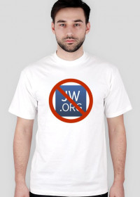 Koszulka męska "Nie dla jw.org"