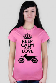 Keep calm and love motocross