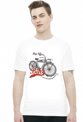 My bike, vintage-koszulka Męska