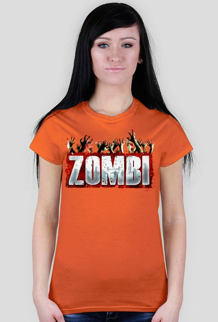 Koszulka Damska Zombi