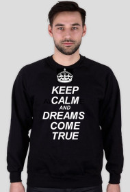 Czarna bluza KEEP CALM