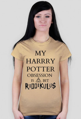 Koszulka HP: My Harry Potter Obsession Is ALways Bit Riddikulus