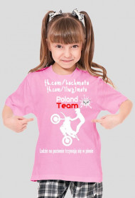 Dziecięca koszulka dla dziewczynki Crazy Riders Poland Team