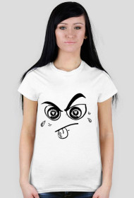 T-shirt Damski. Funny Face.