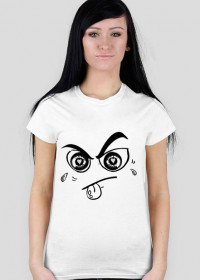 T-shirt Damski. Funny Face.