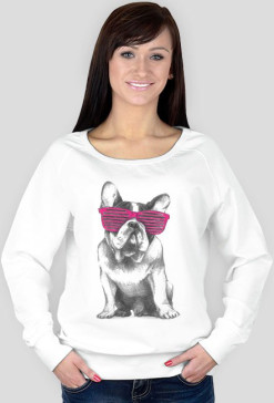 Bluza Damska. Stylowy Bulldog.