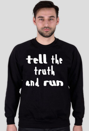 tell truth run BLUZA męska