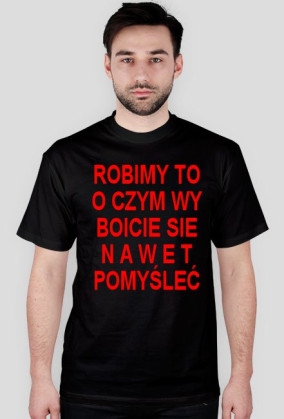 odważni T-SHIRT Męska