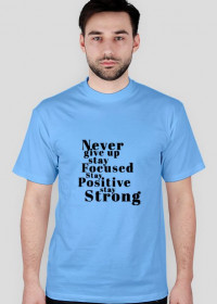 T-shirt "never give up"