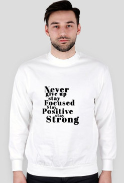 bluza "never give up"